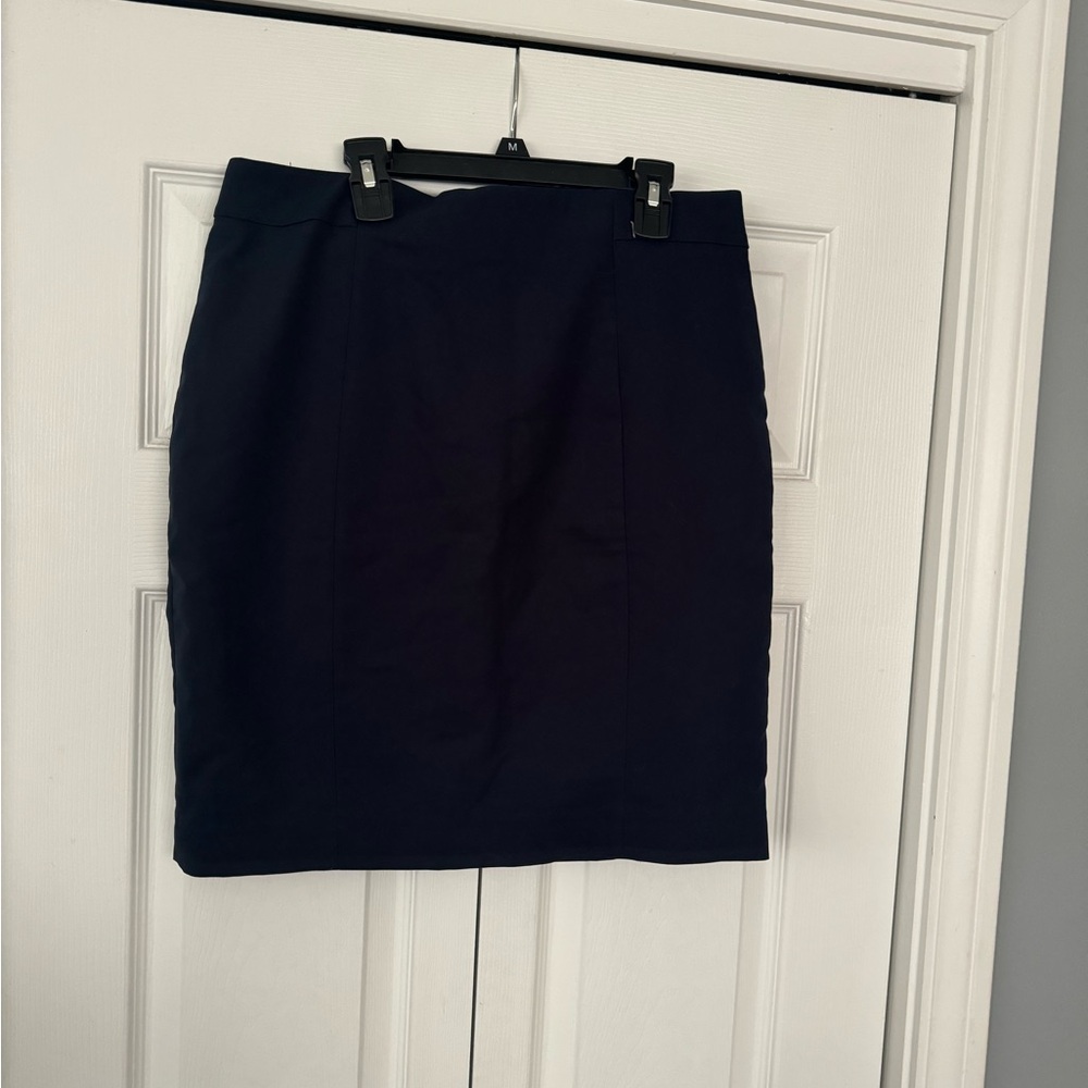 H&M navy pencil skirt size 12